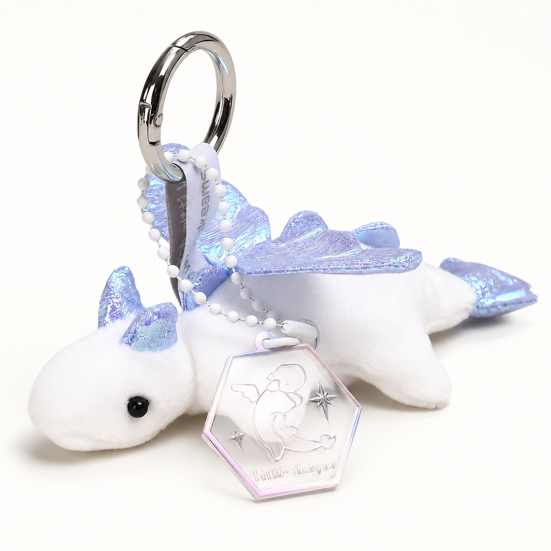 Shimmer Dragon plush bag charm by OddJoy in a stocking filler gift guide