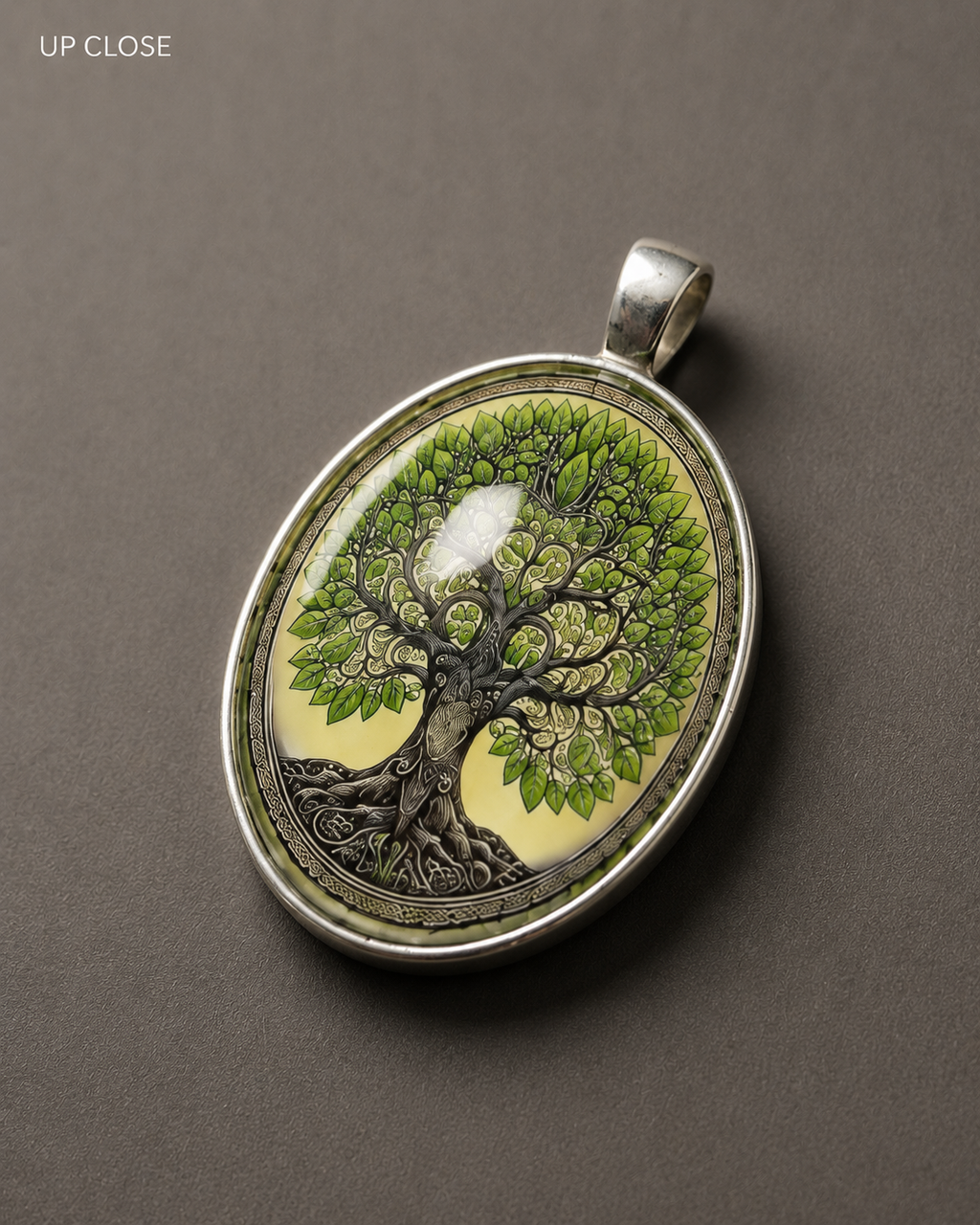 OddJoy Tree of Life vintage necklace product view