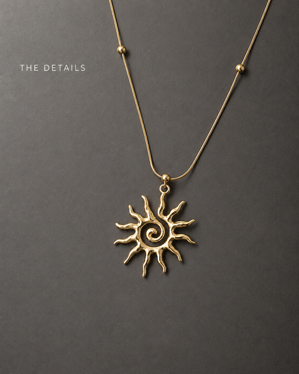 Sun of Fate vintage necklace product detail