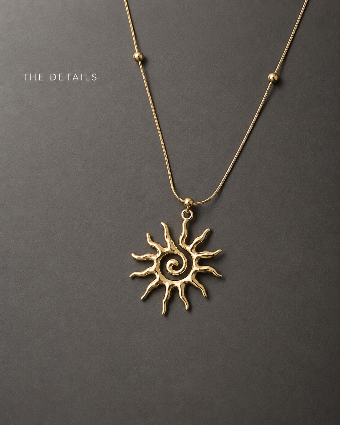 Sun of Fate vintage necklace product detail