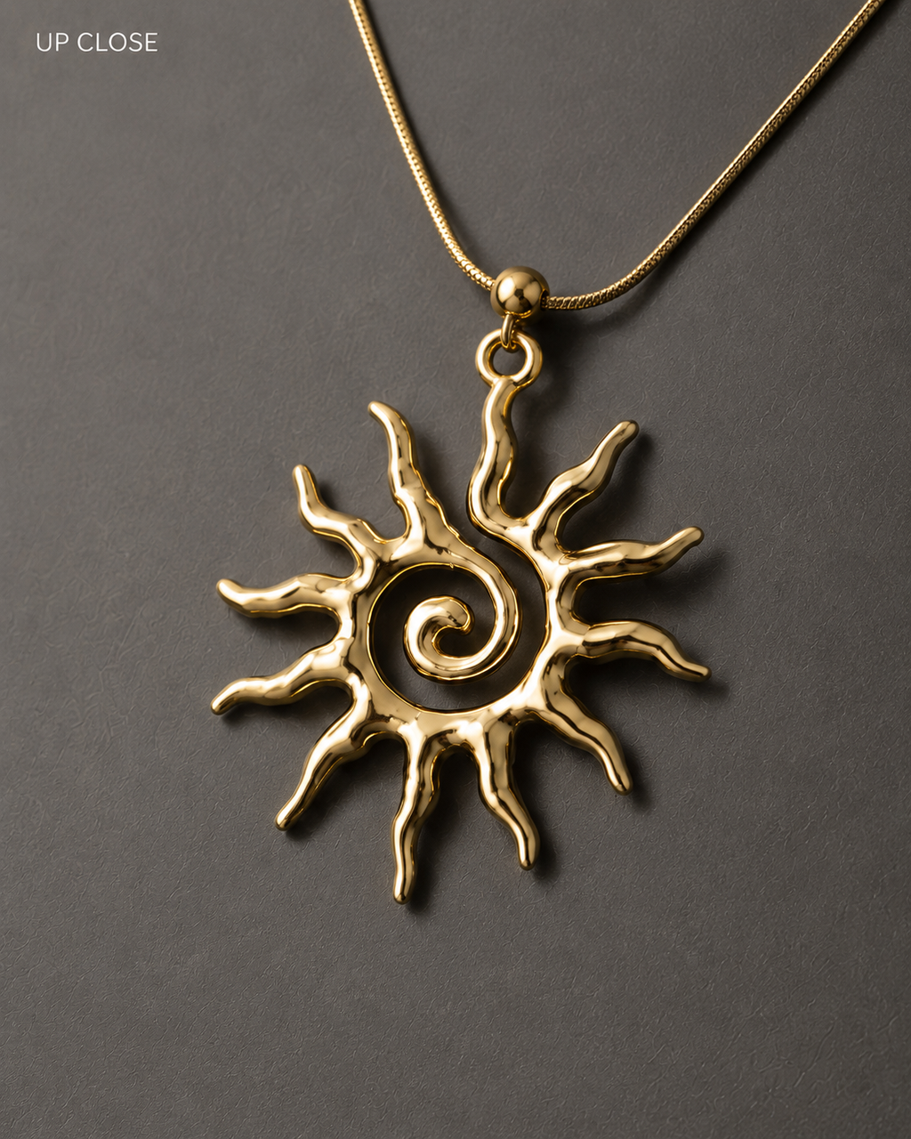 OddJoy Sun of Fate vintage necklace product view