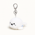 Miso white seal plush bag charm by OddJoy
