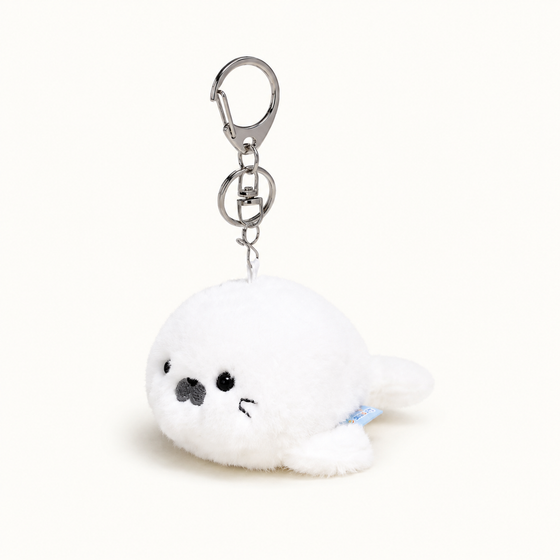 Miso — Squeaky White Seal Bag Charm