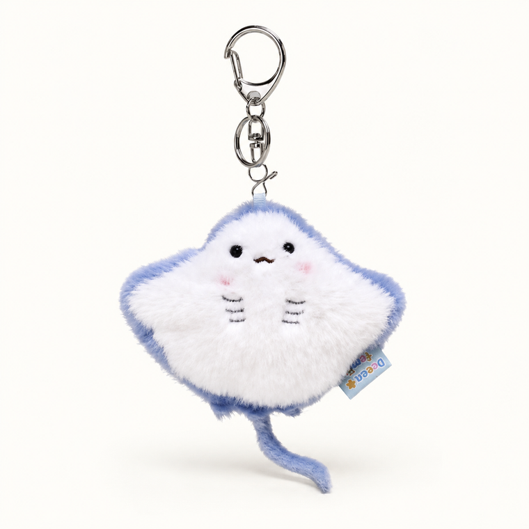 Blue Stingray — Squeaky Stingray Bag Charm