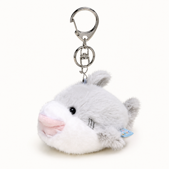 Grey Shark — Squeaky Shark Bag Charm